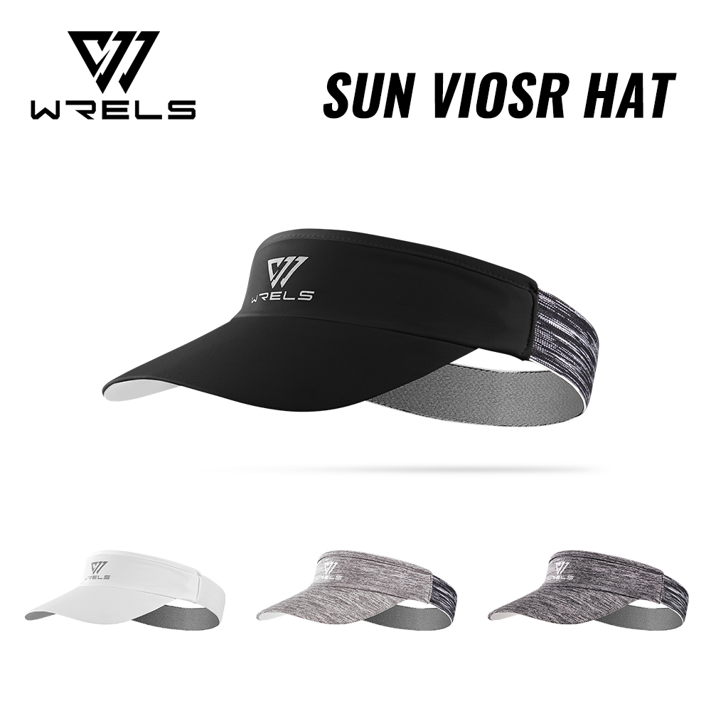 Running Cap Lightweight - Спортивные кепки-козырьки WRELS: дышащие, впитывающие пот,