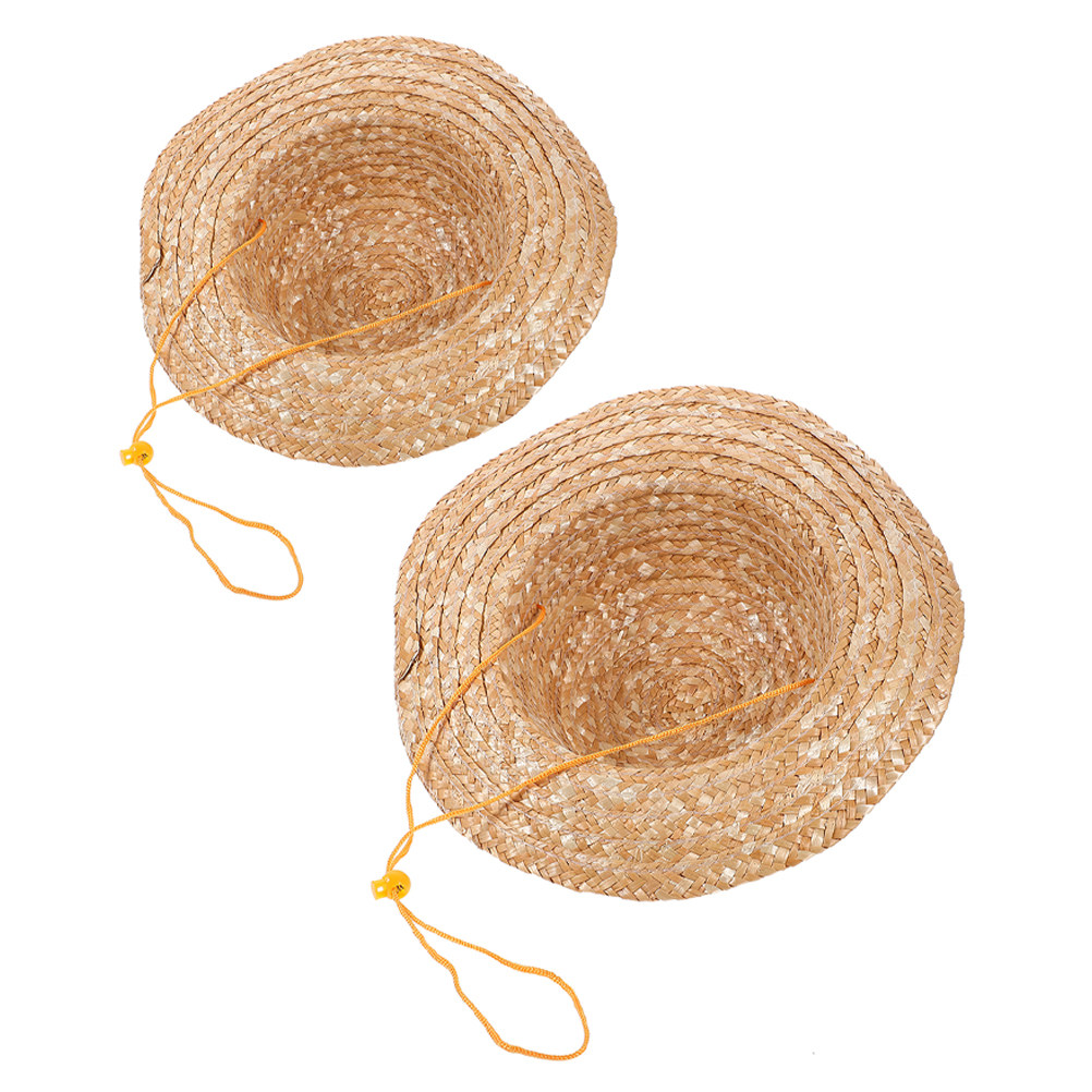 Sun Hat Wide Brim - 2 шт. детских соломенных шляп натурального