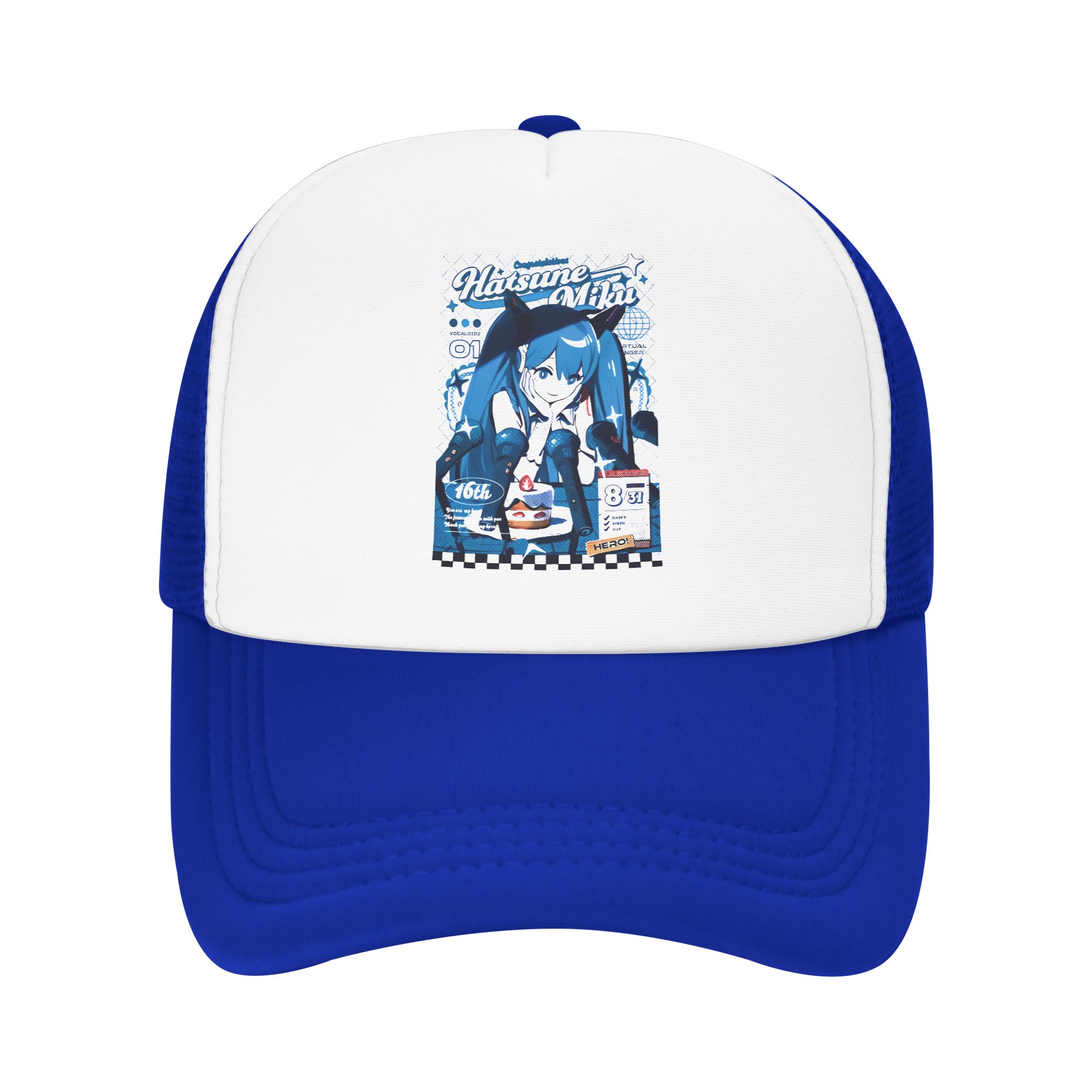 Trucker Cap Mesh - Кепка-тракер Hatsune Miku из пеноматериала для