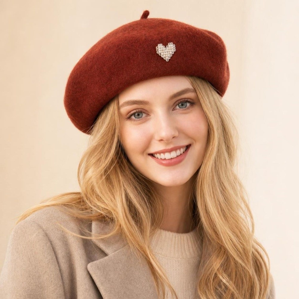 Модные теплые зимние шерстяные – обзор и цена Beret French Wool