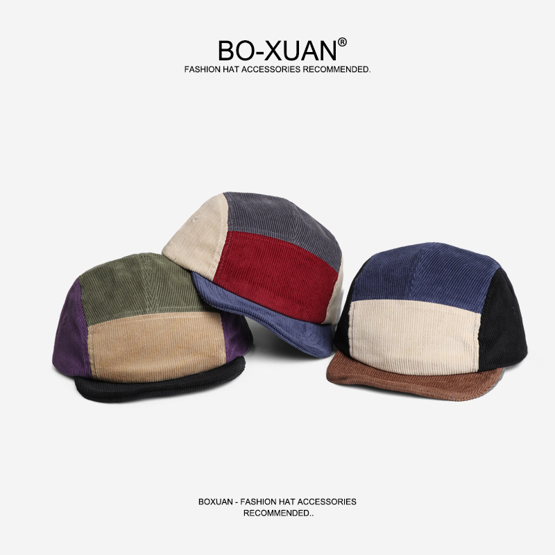 Ретро-бейсболка из вельвета с  – обзор и цена Corduroy Cap 5 Panel