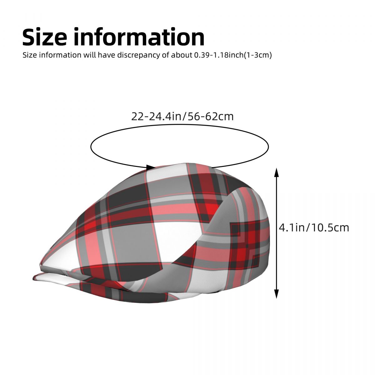 Взрослая плоская кепка в красн – обзор и цена Newsboy Cap Ivy
