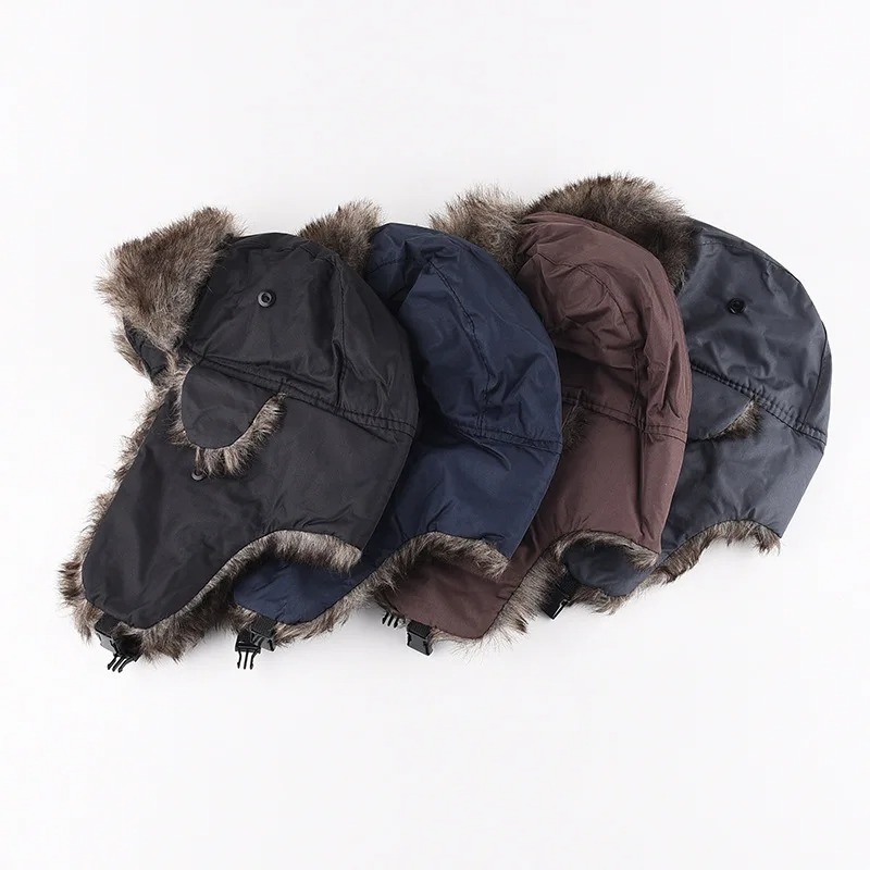 Мужская зимняя шапка-ушанка с  – обзор и цена Trapper Hat Ear Flap
